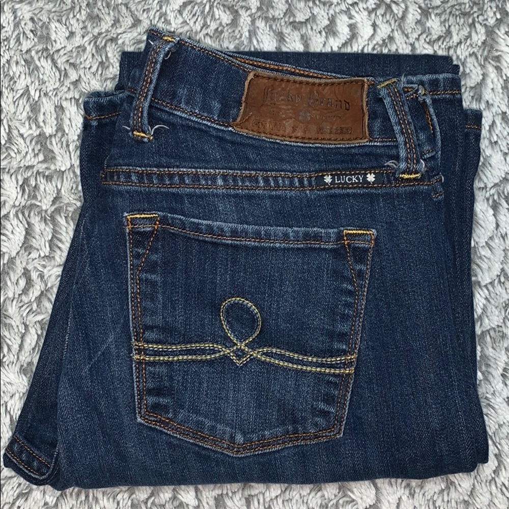 Lucky Brand Sofia Boot Cut Ankle Jeans Size 6